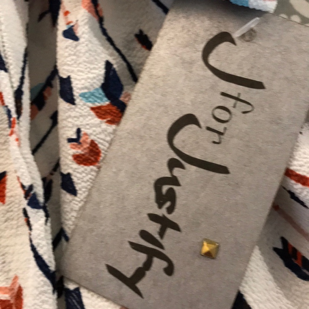 Cute Justify Jumpsuit! L. Arrows motif! Bust 38” - Picture 6 of 7